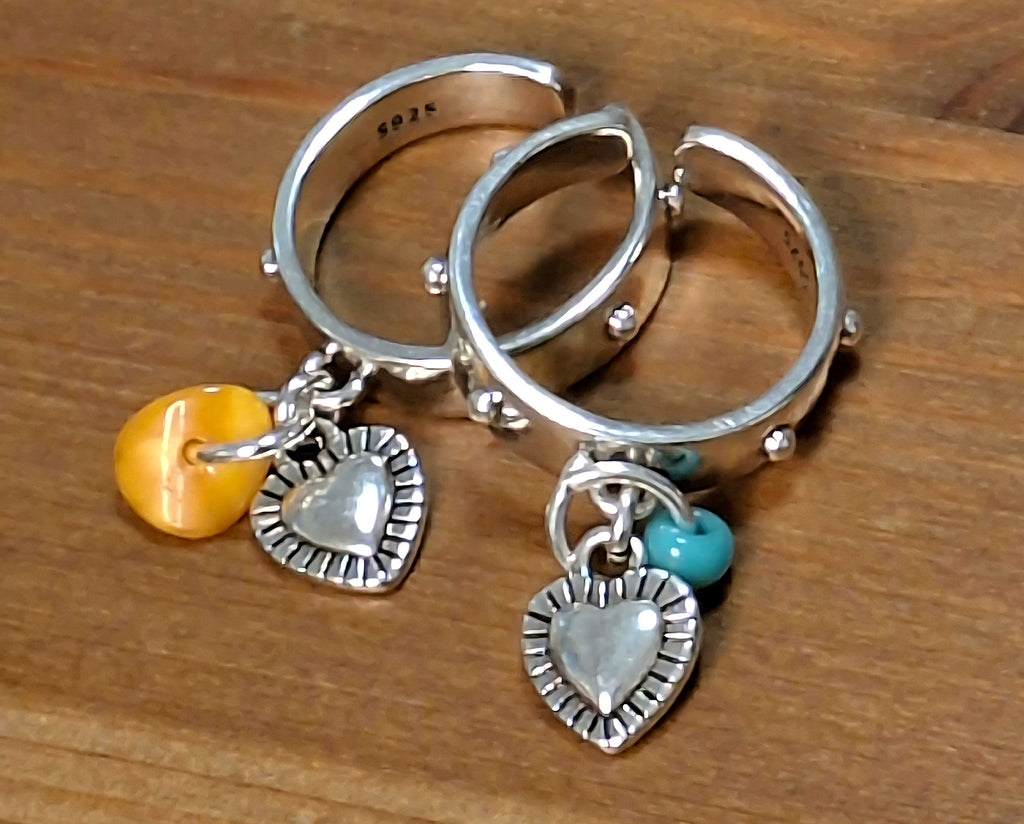 טבעת כסף 925 עם אבן חן